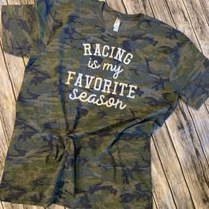 Racing Is My Favorite Season Tshirt 2XL-3XL Camo